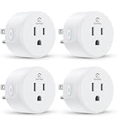 EIGHTREE Smart Plug, Smart Home WiFi Outlet Works with Alexa & Google Home, Smart Socket with Rem...