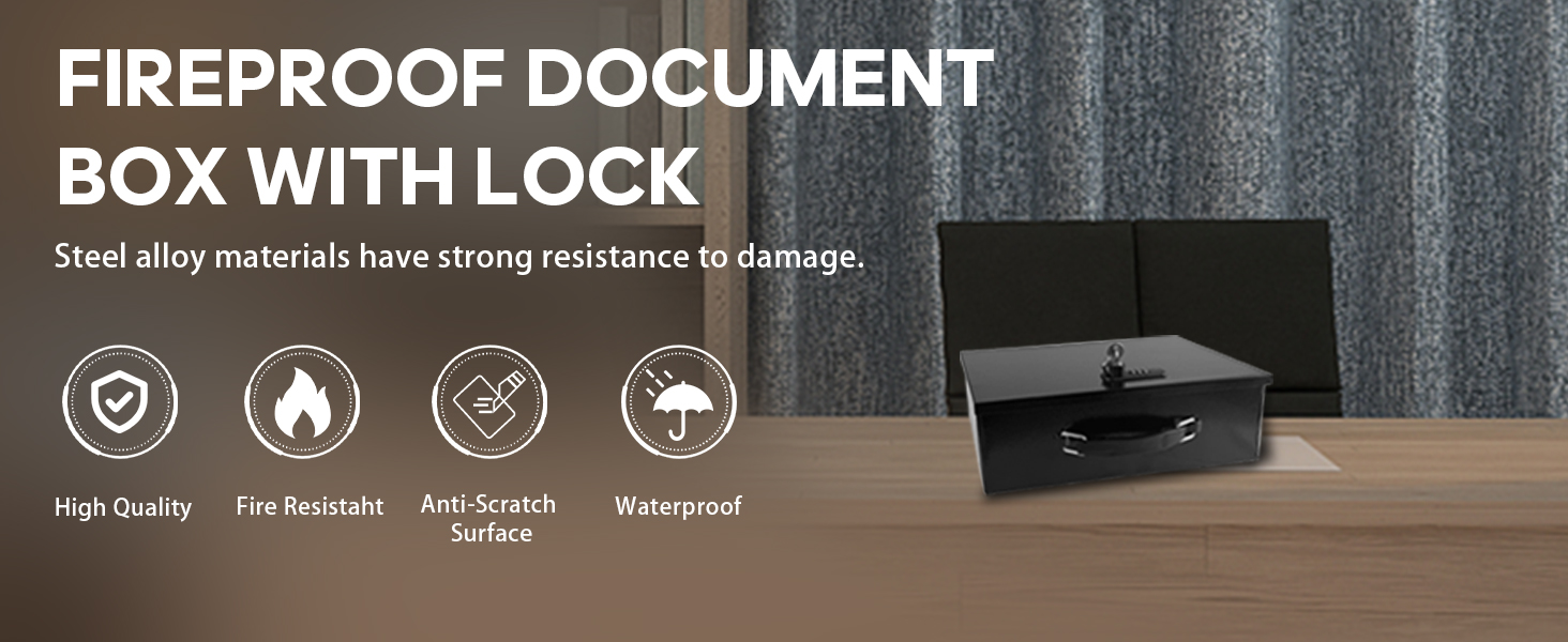 Fireproof Document Box 