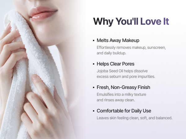 jojoba cleansing oil