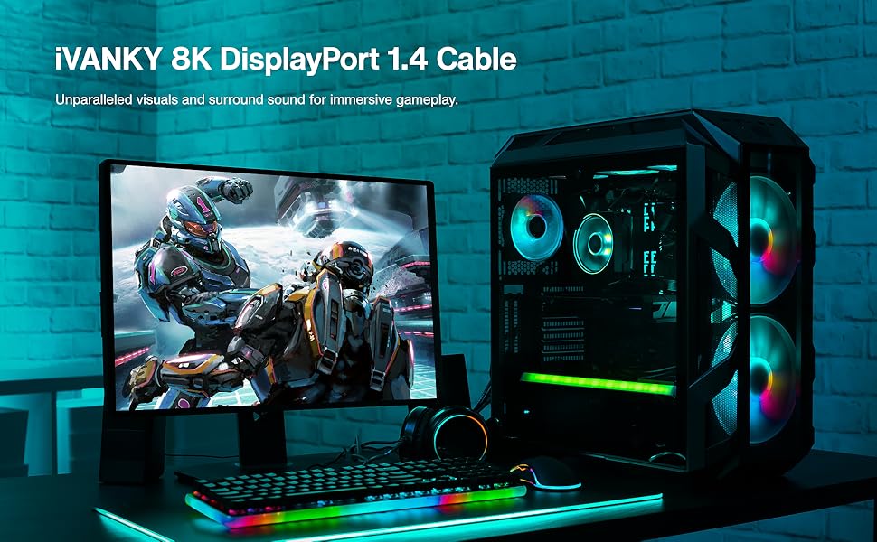 displayport cable to displayport cable 1.4