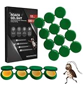 12 Pack Cockroach Gel Bait, Highly Effective Roach Gel Bait Indoor Infestation Solution, Fast Act...