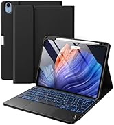 Harvopu Compatible with iPad Air 11 Inch &amp; Air 5th/ Air 4th Generation Case with Keyboard - Multi...