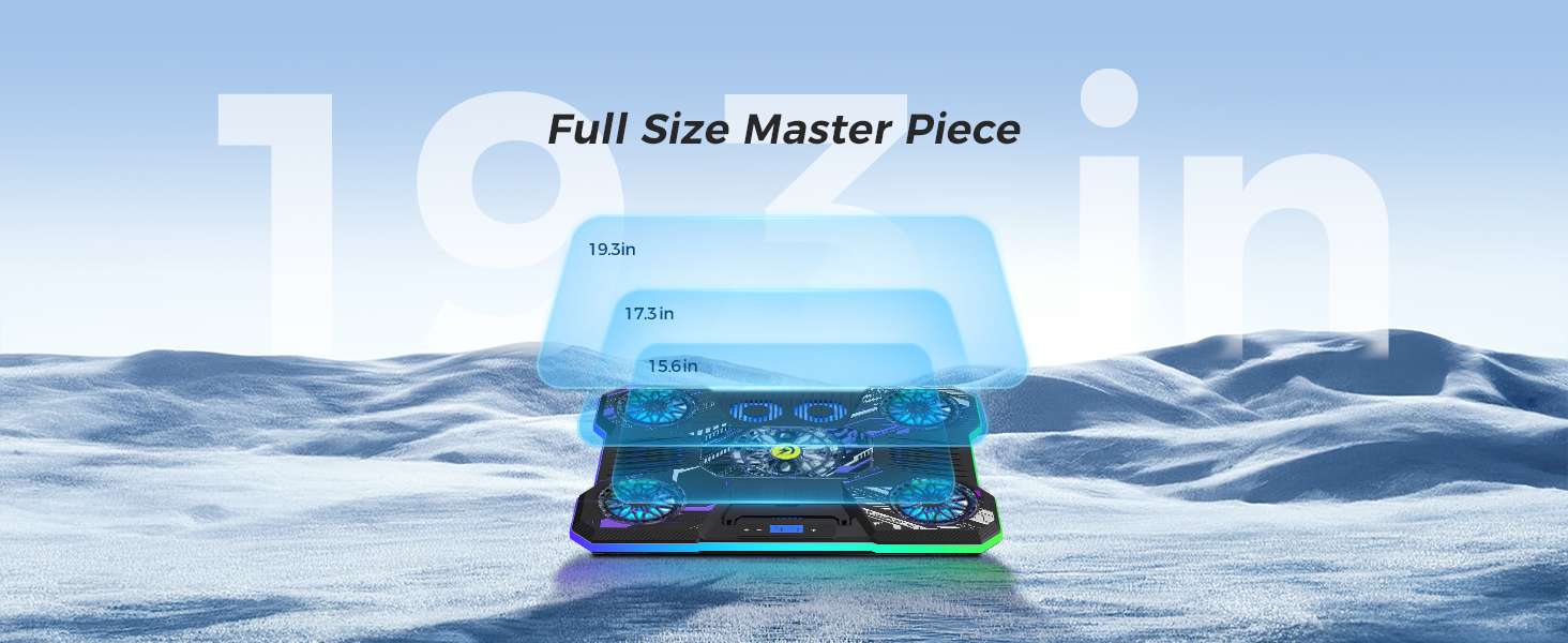 full size laptop stand with fan