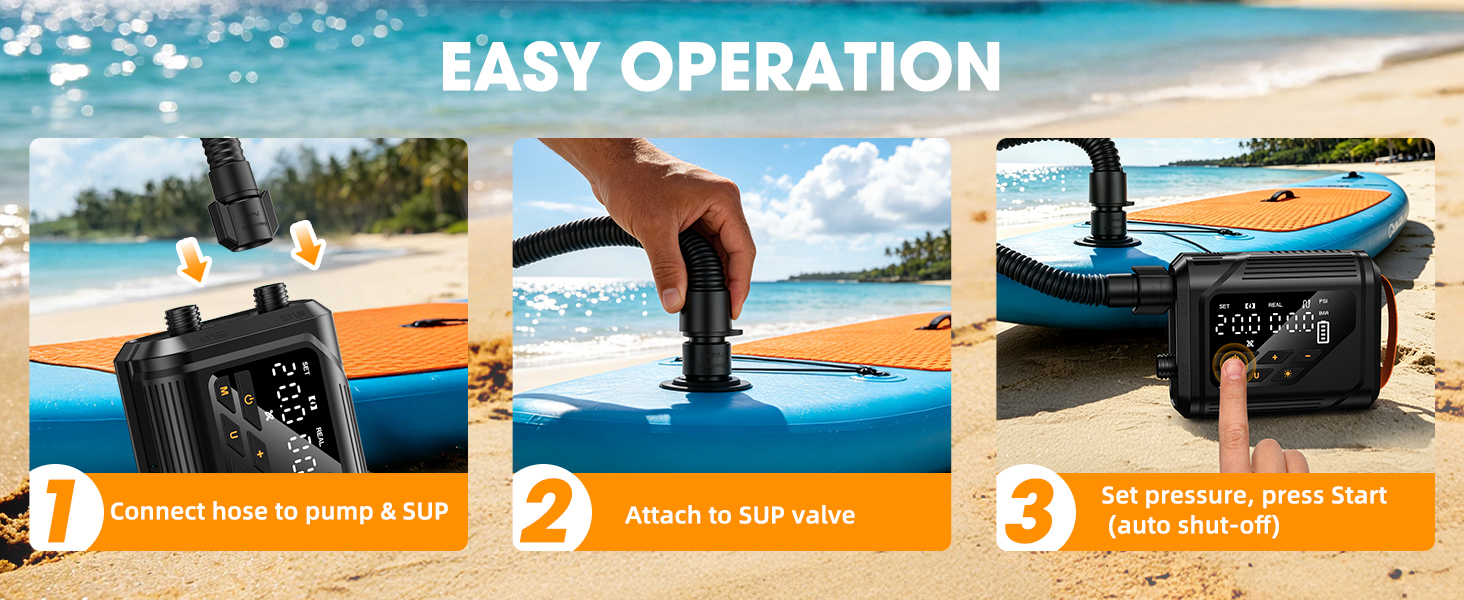 paddle board electric pump