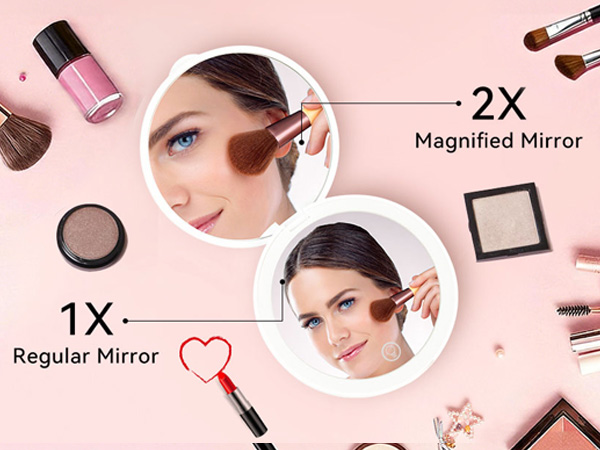 light up compact mirror