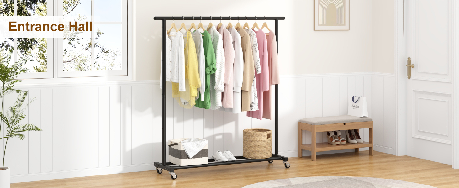 Black Clothes Drying Rack