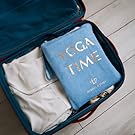 Travel Folds easily into any suitcase