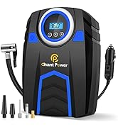 C P CHANTPOWER Air Compressor Tire Inflator,12V DC Car Tire Pump with Digital Pressure Gauge, 150...