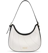 MOSISO PU Leather Shoulder Bags for Women, Stylish Trendy Crescent Purses Handbags Crossbody Bag,...