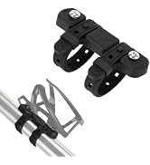 PSLER Bike Water Bottle Holder Cage Mounting Base, Screw-Free Installation for 22-45mm (0.86''-1....