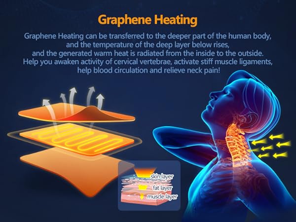 Graphene Heating Cervical Neck Traction Pillow