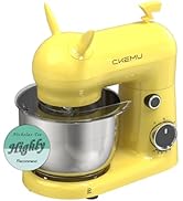 CKEMU Stand Mixer, Compact &amp; Space-Saving, Stainless Steel Bowl, Unique &amp; Playful Design, Effcien...
