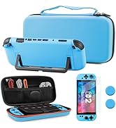 FUNDIARY Blue Carrying Case Compatible with Switch 2(2025), Shockproof Accessories for Switch 2 C...
