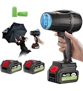 Leaf Blower - 300,000RPM Leaf Blower Cordless with Battery and Charger,21V Light Duty Charges for...