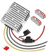 48V to 12V Converter: 120W 10A Step Down Power Supply with Fuse 48V 36V to 12V Converter Voltage ...