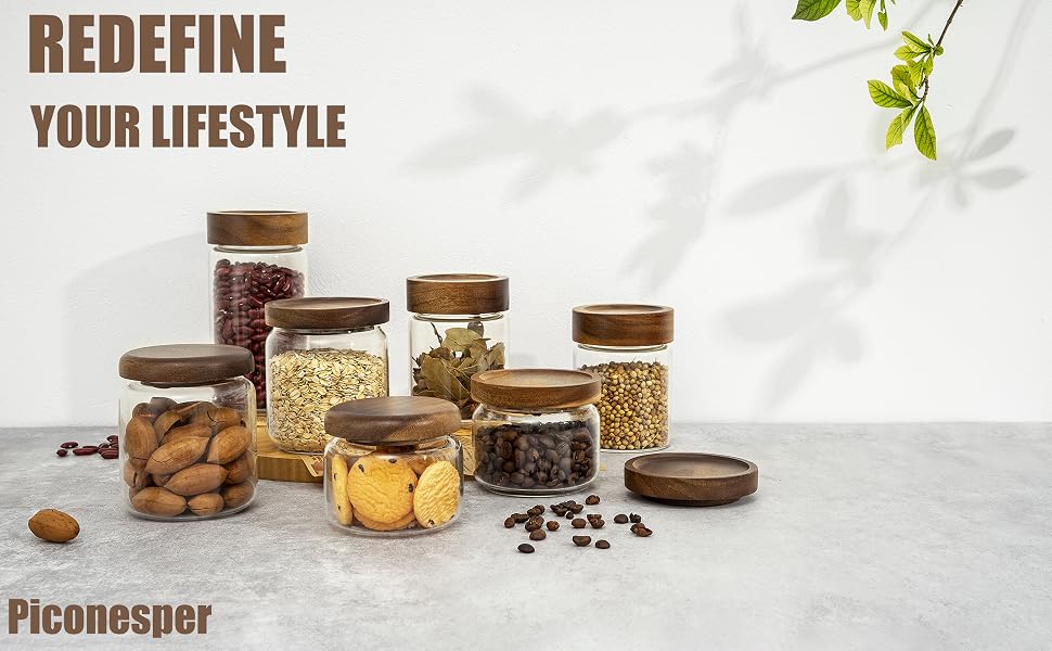 glass food jar a+