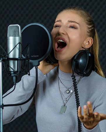 pop filter for mic blue yeti microphone hyperx quadcast shure sm7b podmic elgato wave 3 metal filter