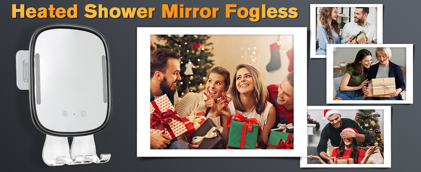 Showvigor Fogless Shower Mirrors with LED Lights