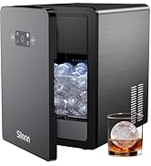 Silonn 2? Sphere Ice Maker, Clear Ice Ball Maker with Slow-Melting, 4 pcs in 35 Mins, 144 pcs/Day...