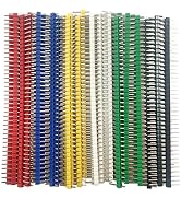 30 Pcs 40 pin Breakable Pin Header 2.54mm Single Row Male Header Connector Kit PCB Pin Strip for ...