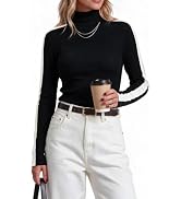 Zeagoo Womens Turtleneck Sweater Long Sleeve Tops Basic Fall Clothes | Turtleneck Tops for Women,...