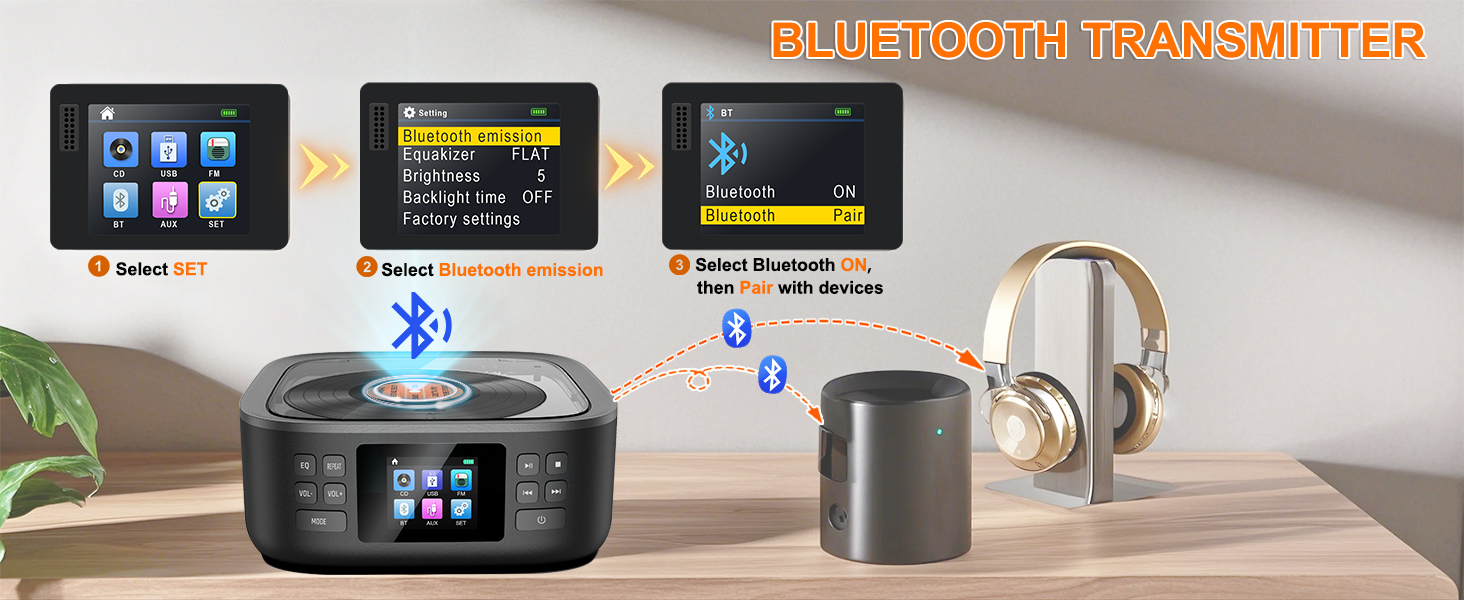 Bluetooth CD Player