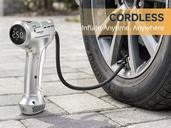 Tire Inflator Portable Air Compressor for Car, Motocycle, Bike Inflatables