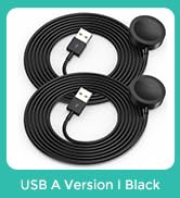 2Pack Upgraded for Apple Watch Charger USB Magnetic Wireless Fast iWatch Charger Portable Compati...