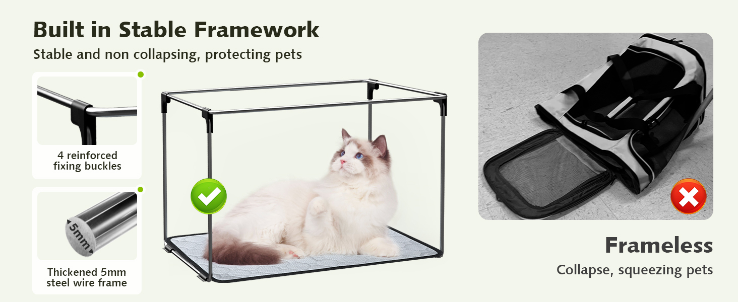 Pecute Expandable Pet Carrier Airline Approved Dog Cat Carrier
