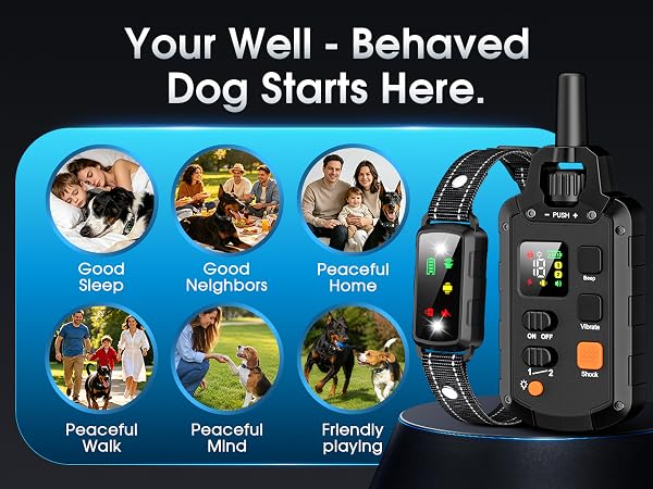electric dog shock collar with remote