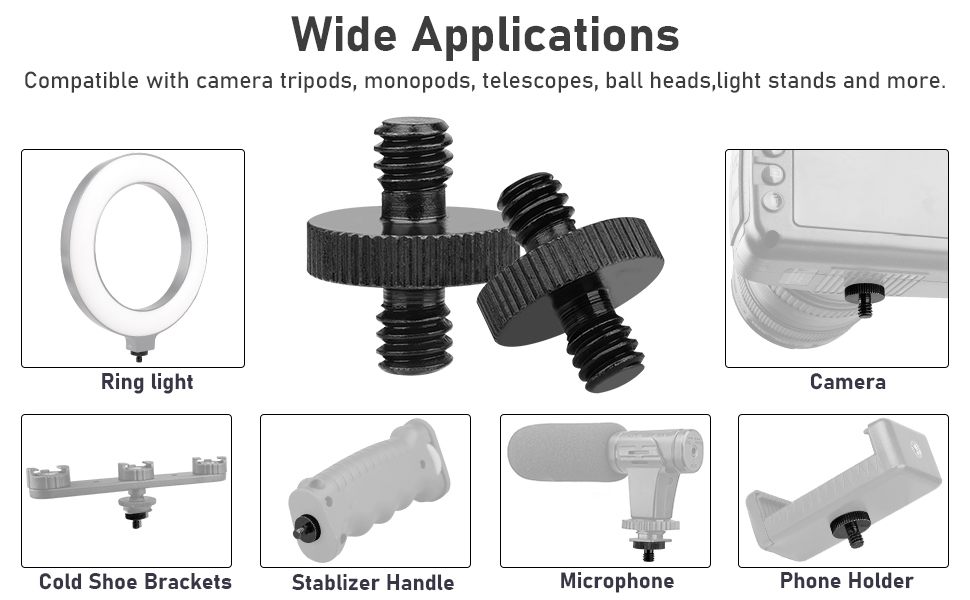 camera screws wide applications
