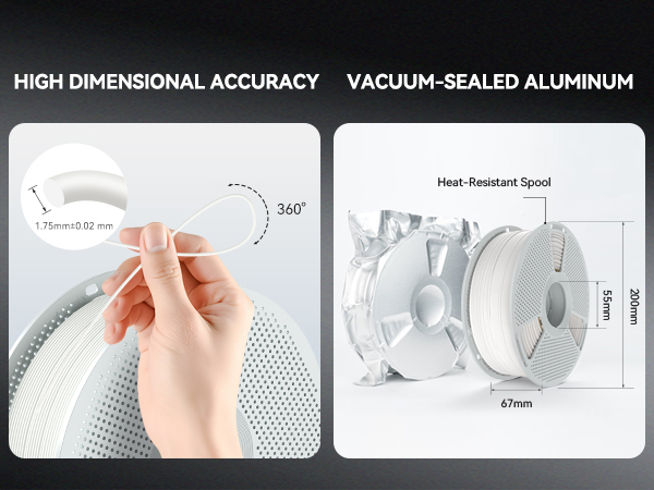 sunlu 3d printer filament PC 1.75mm filament 3d printing engineering filament 1kg natural white(1)