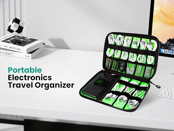 electronics travel organizer electronic organizer travel case tech bag for travel sd card organizer 
