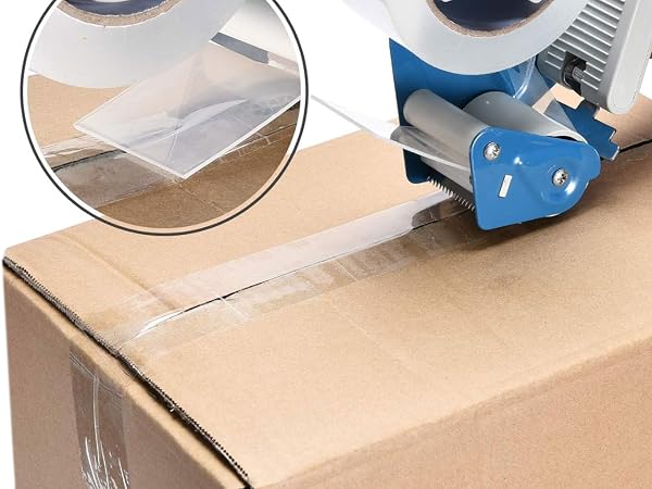 packaging tape with dispenser gun grip tape