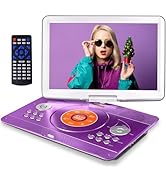 16.9'' Portable DVD Player with 14.1'' Large Swivel HD Screen, Kids DVD Players Portable with 6 H...