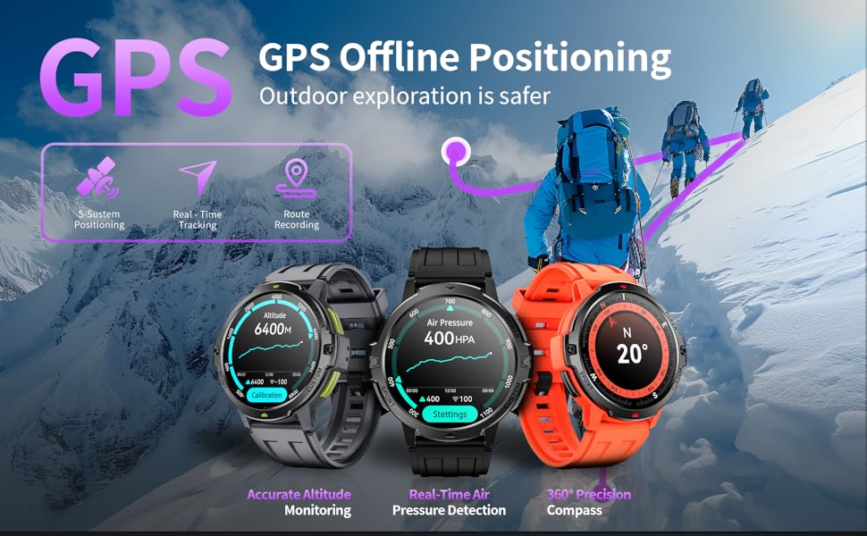 Smart Watches for Men with GPS