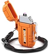 LcFun Electric Lighter USB C Rechargeable Plasma Lighter Windproof Flameless Arc Lighters, Waterp...