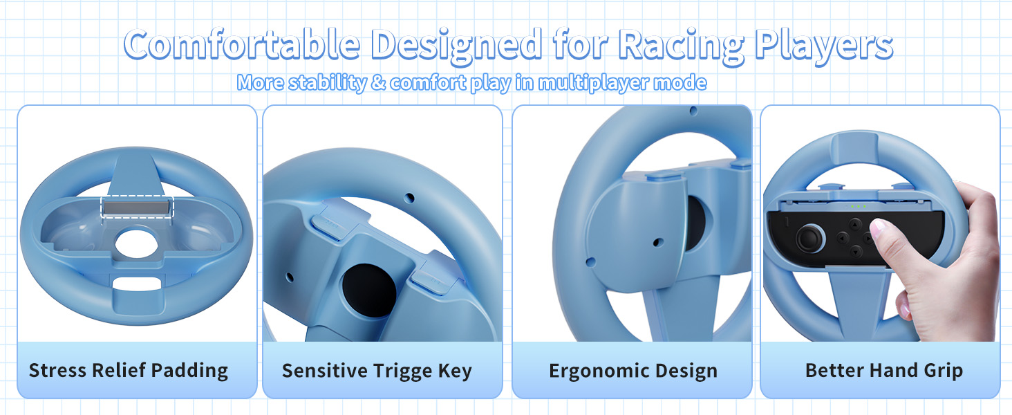 Steering Wheel for Nintendo Switch 2