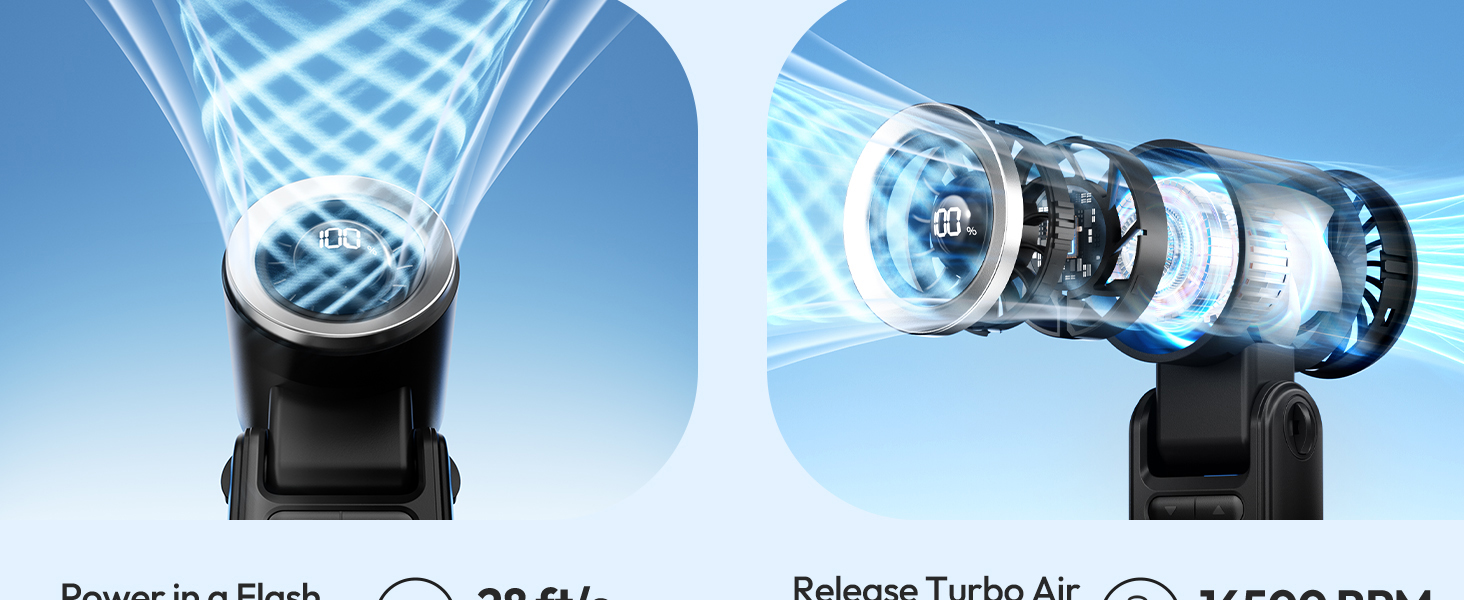 portable handheld turbo fan portable fan for travel travel fan 21 cooling time travel cruise beach