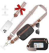 Tiostep Clip and Go Strap for Phone with Wallet Crossbody Phone Lanyard Adjustable and Anti-Theft...