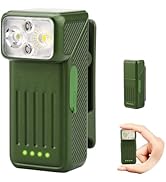 Siuyiu Rechargeable EDC Flashlight Clip-on Light, 300 Lumens Portable Mini Flashlights, IP54 Wate...