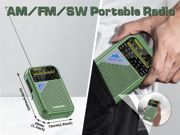radios portable am fm