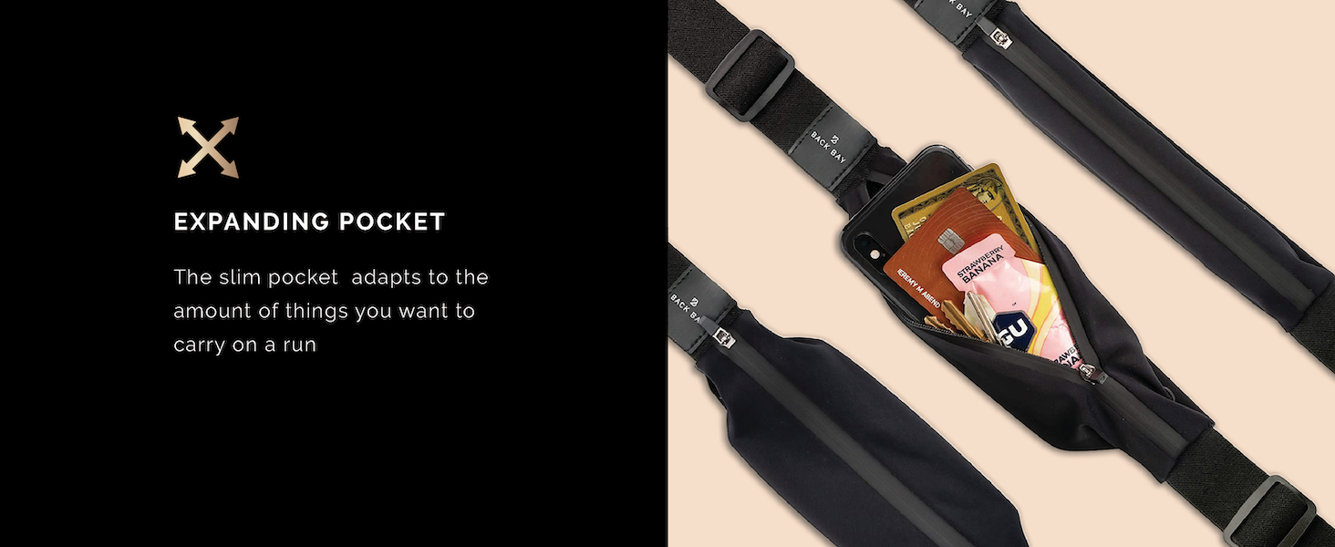  Slim Expaning Pocket iphone running belt women wiast pack waistband men phone belt iphone pro max