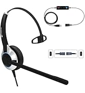 TruVoice HD-500 USB Premium Headset for The Office or Call Center – Works with All VoIP Phone Sys...