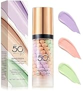 3 In 1 Primer for Face Before Makeup, SPF 50+, Sunscreen Isolation Cream | One Step Color Correct...