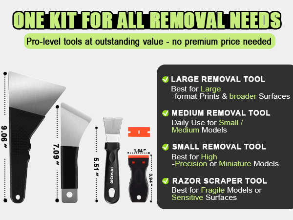 3d printer tools, 3d printer, 3d printer accessories, 3D printed, 3d printer scraper,