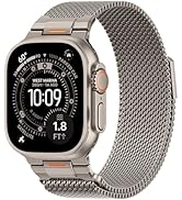 BXUXOHS Milanese Loop- Compatible with Apple Watch Ultra 3 2 1 Band for Men 49mm 46mm 45mm 44mm 4...