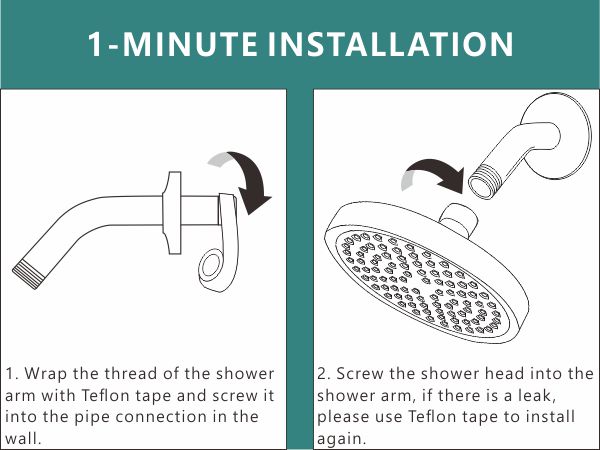 shower head arm