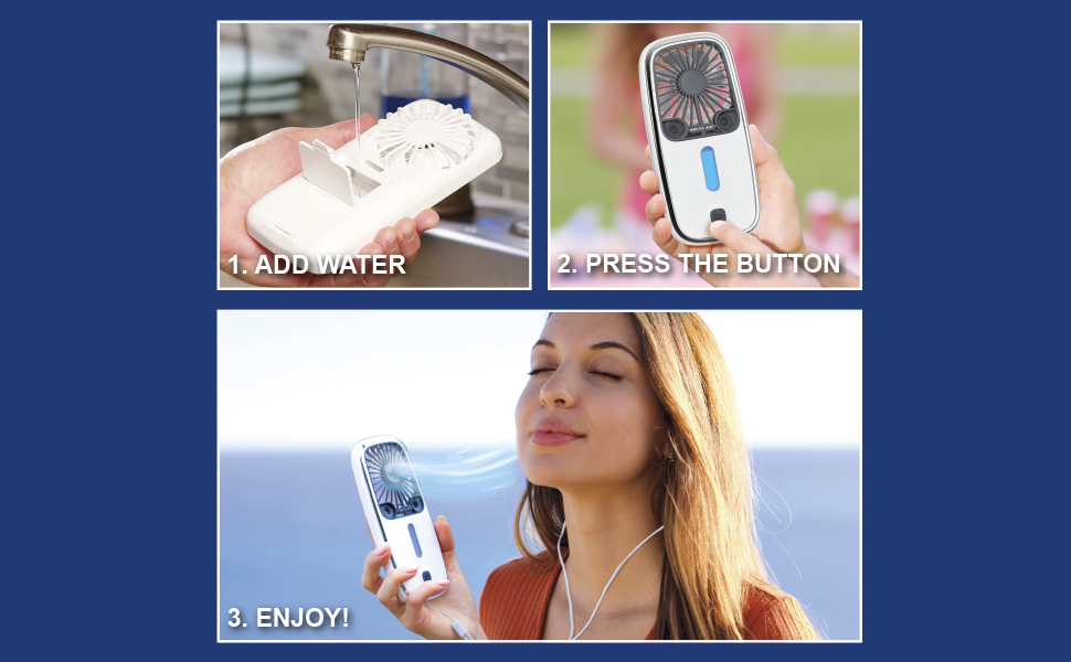 Arctic Air Pocket - add water, press button, enjoy!