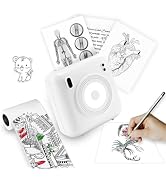 LFPERT Sticker Printer, CP2 Print Pods Mini Printer, Portable Bluetooth Sticker Maker Machine, In...